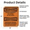 Signmission Private Property No Sitting On The Steps OSHA Warning Sign, Vinyl Decal, 5in W x 7in L, 2PK OS-2PACK-WS-D-57-L-12778 - alternate 2